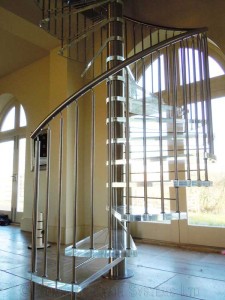 Acrylic Spiral Staircase