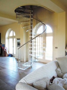 Acrylic Spiral Staircase