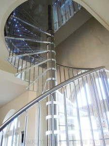 Acrylic Spiral Staircase