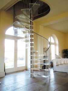 Acrylic Spiral Staircase