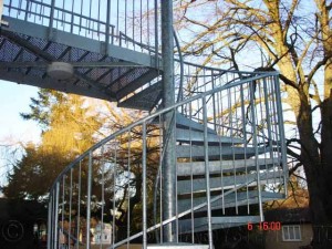 Steel Spiral Staircase