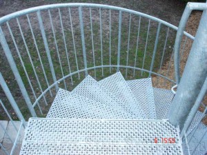 Steel Spiral Staircase