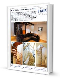 Model 71 Spiral Staircase Product Sheet - Curved Panels