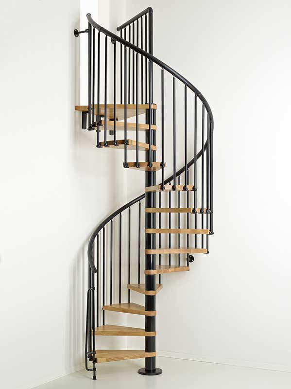 Spiral Staircase Shelf Wayfair  Modern staircases, wooden ...