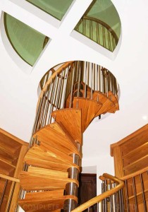 Spiral-Staircase-Bodiam,-East-Sussex