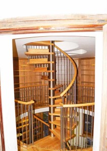 Spiral-Staircase-Bodiam,-East-Sussex