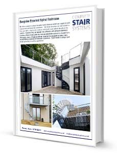 Bespoke External Spiral Staircase Product Sheet