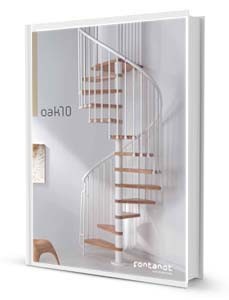 Spiral Stair Oak 70