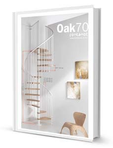 Spiral Stair Oak 70