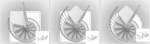Gamia Steel Spiral Stair Openings