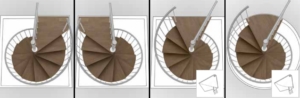 Phola Spiral Staircase Platform