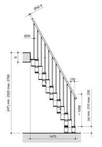 T20-space saving stair elevations