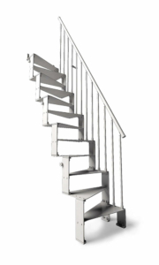 T20 Space Saving staircase in white